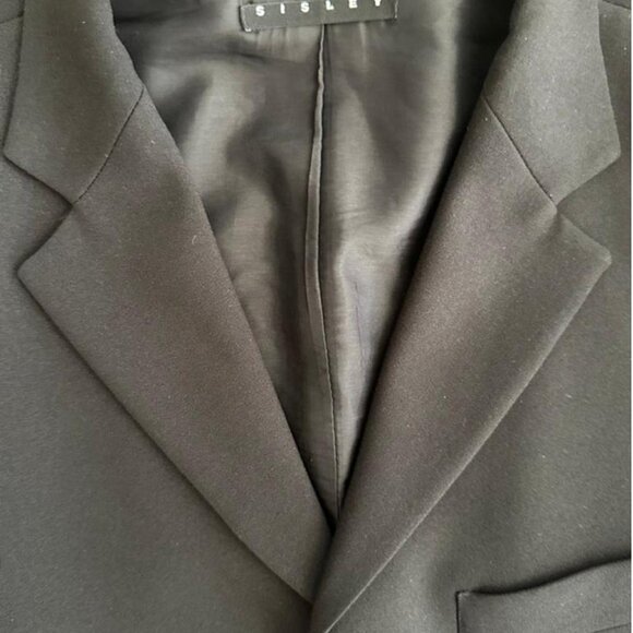 Sleek unisex Sisley blazer made in Italy. - Picture 4 of 8